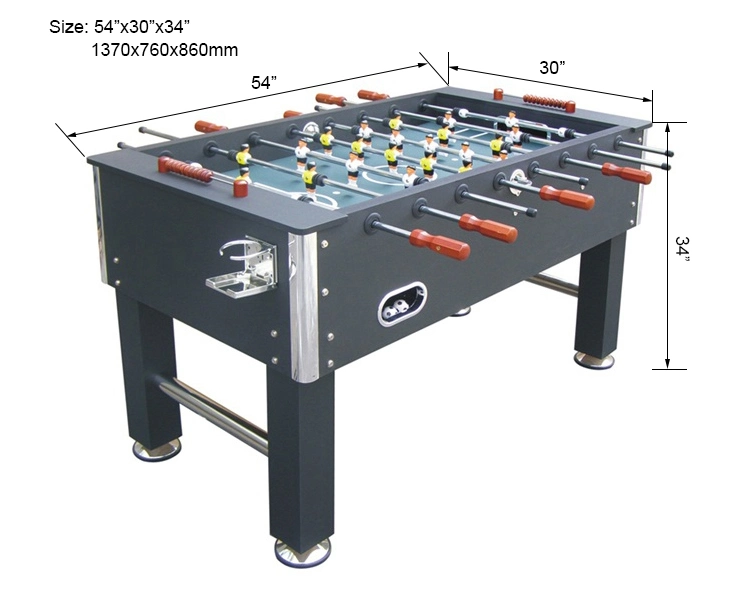 Professional Soccer Table Fooshball Table with Drink Cup Holders