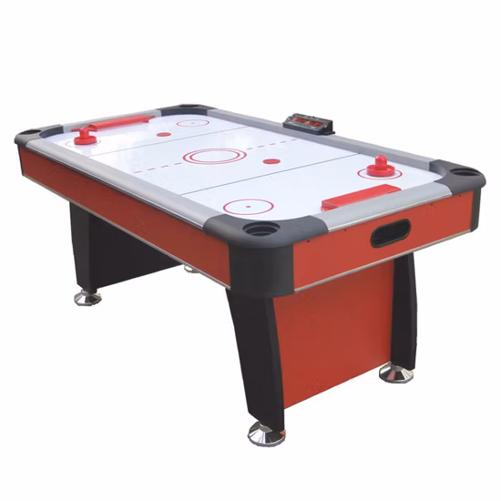 Table de hockey sur air électronique de qualité supérieure Table de jeu extrêmement populaire avec tous les accessoires (attaquants et rondelles inclus)