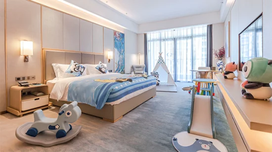 10% de réduction sur les meubles en bois modernes de chambre à coucher de l'hôtel personnalisé Ronghetai