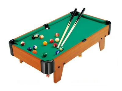 Jouets de sport en bois Mini table de billard Snookertabletop Table de billard pour enfants
