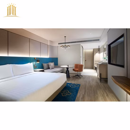 Ensembles de meubles de chambre à coucher d'hospitalité Hilton 5 étoiles de haute qualité ensembles de meubles de chambre d'hôtes de lit King Size